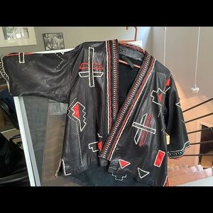 Vintage leather coat